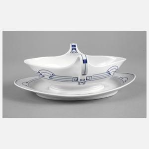 Meissen Sauciere Jugendstil