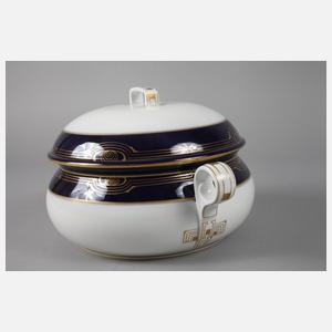 Meissen Deckelterrine Jugendstil