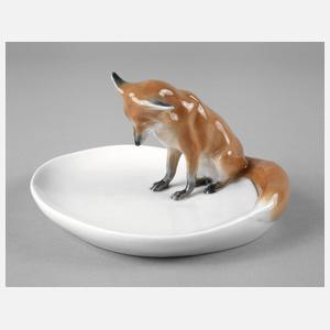 Meissen ”Fuchs auf Schale”