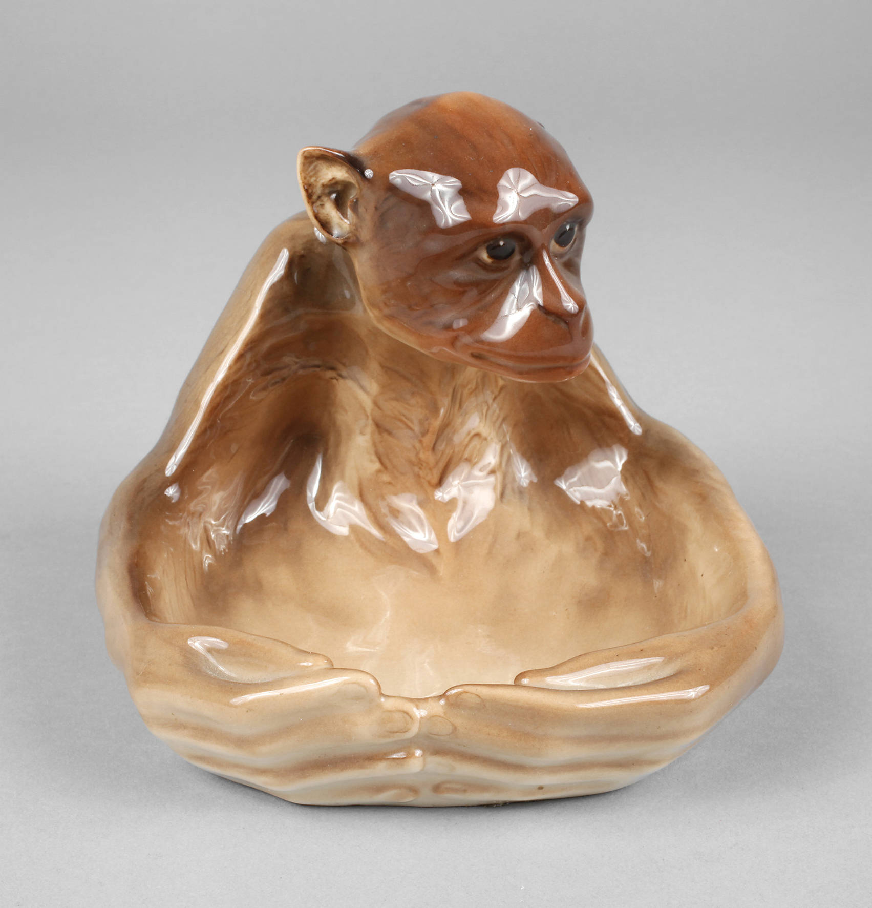 Rörstrand Visitenkartenschale als Affe