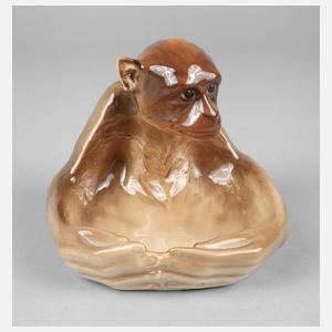 Rörstrand Visitenkartenschale als Affe