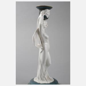 Rosenthal figürlicher Kerzenleuchter Jugendstil