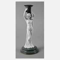 Rosenthal figürlicher Kerzenleuchter Jugendstil111