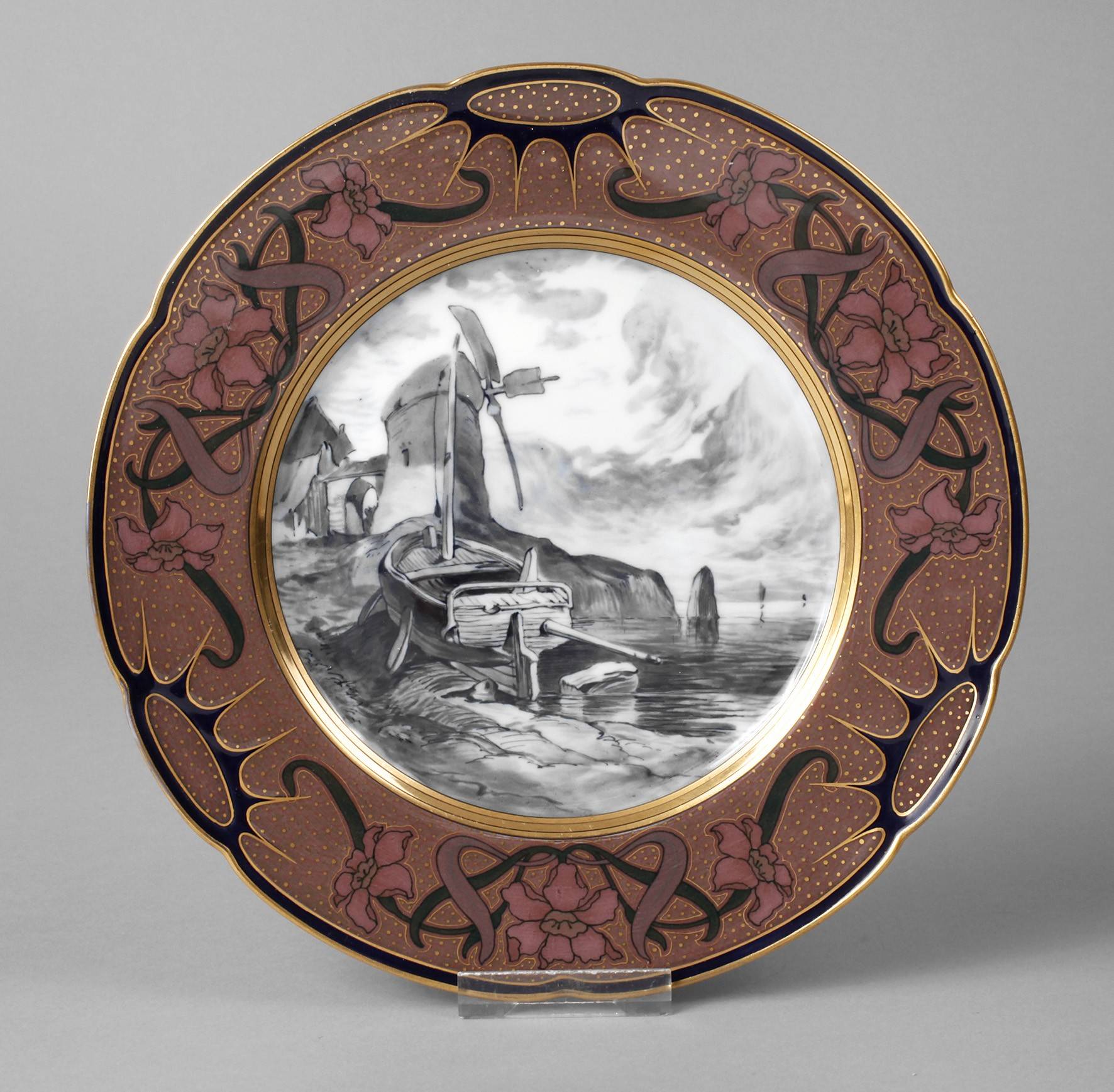 Pirkenhammer Böhmen Zierteller Jugendstil