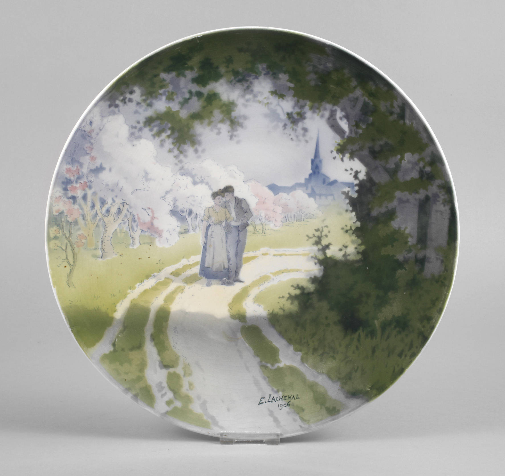 Großer Wandteller „Rendez-Vous“