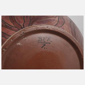 Lüstervase Boch Freres Keramis