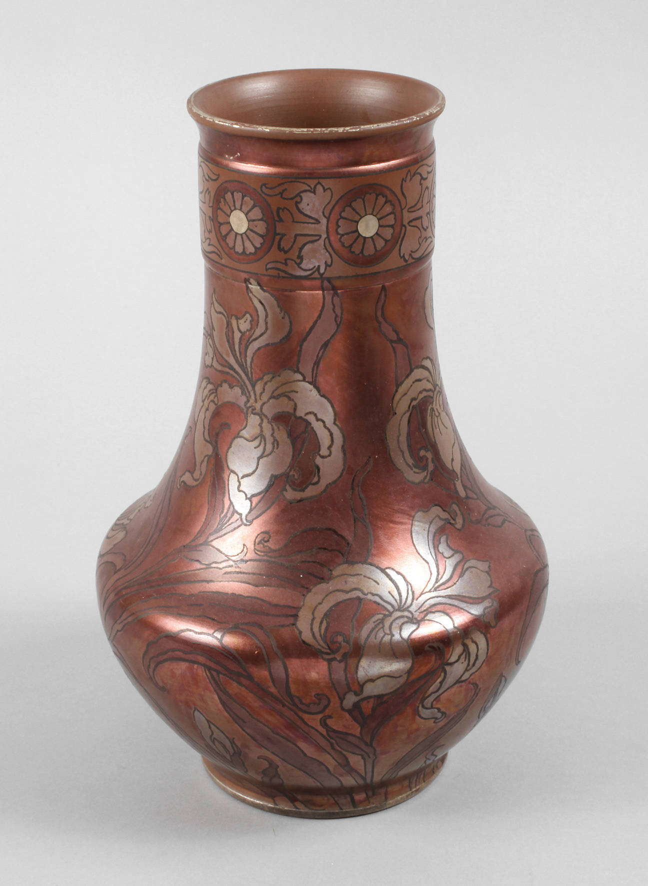 Lüstervase Boch Freres Keramis