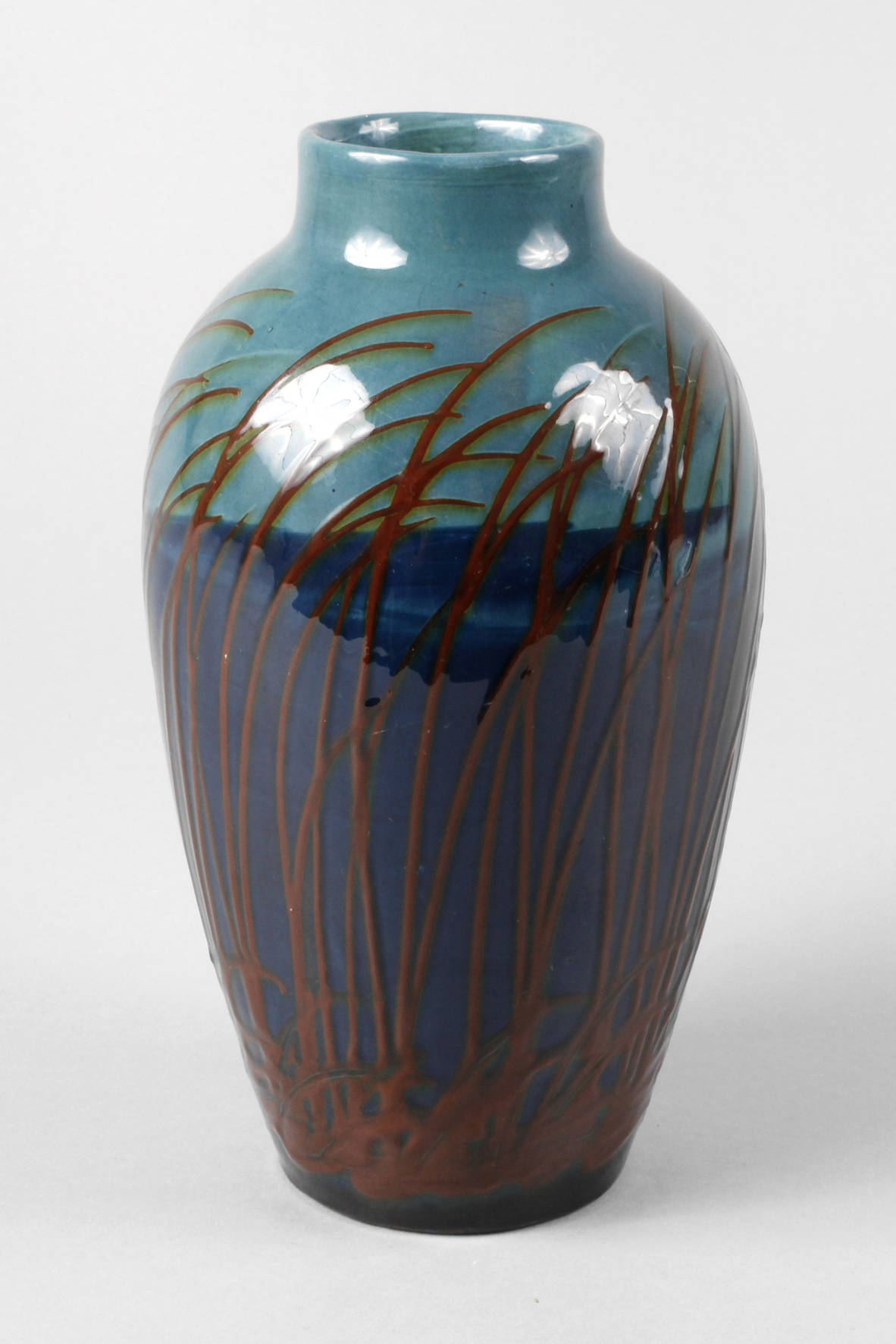 Max Laeuger Vase Gräserdekor