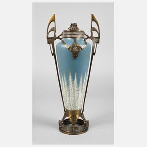 Montierte Jugendstilvase