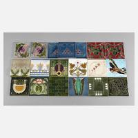 Konvolut Jugendstilfliesen111