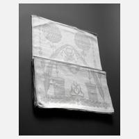 Zwölf Gebilddamast-Handtücher Jugendstil111