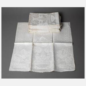 Zwölf Handtücher Jugendstil