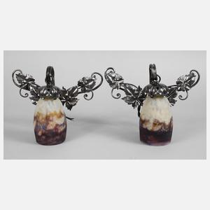 Zwei Wandlampen Muller Frères