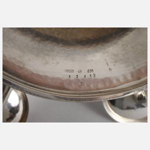 Großer Silberleuchter Art déco