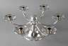 Großer Silberleuchter Art déco