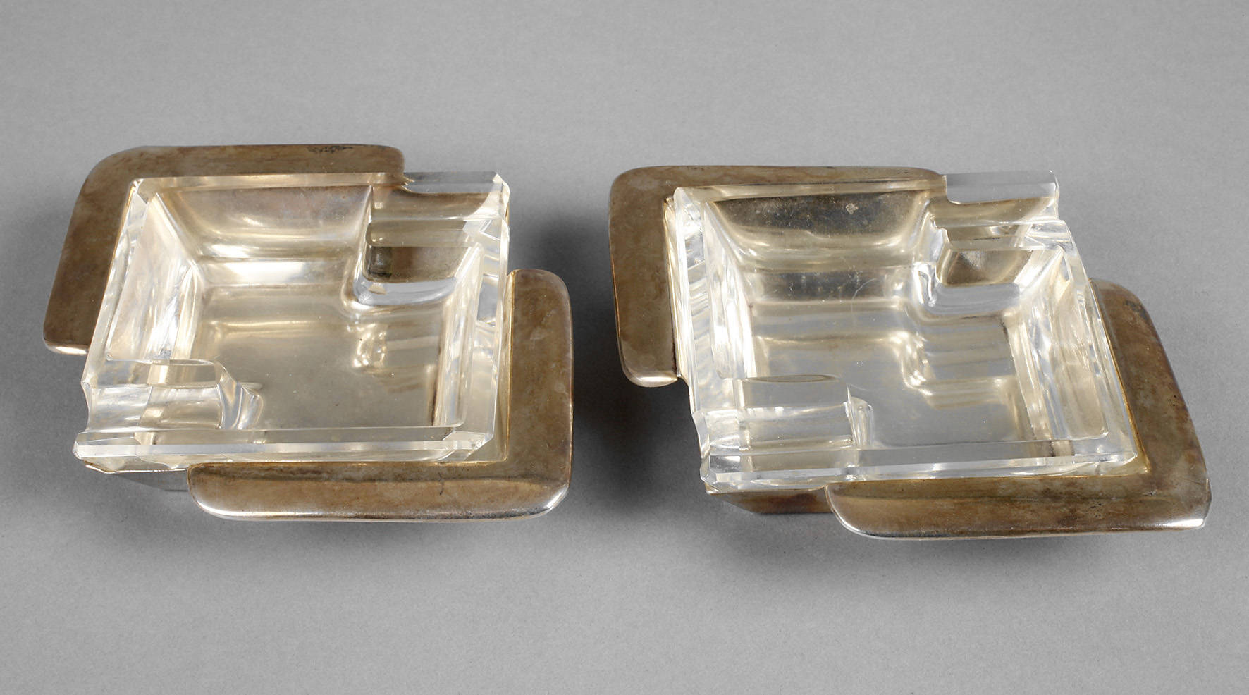 Paar Aschenbecher Art déco