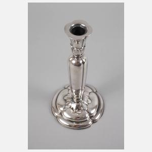 Paar Kerzenständer und Aschenbecher Art déco