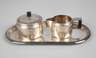 Silber Zucker-/Sahneset Art déco