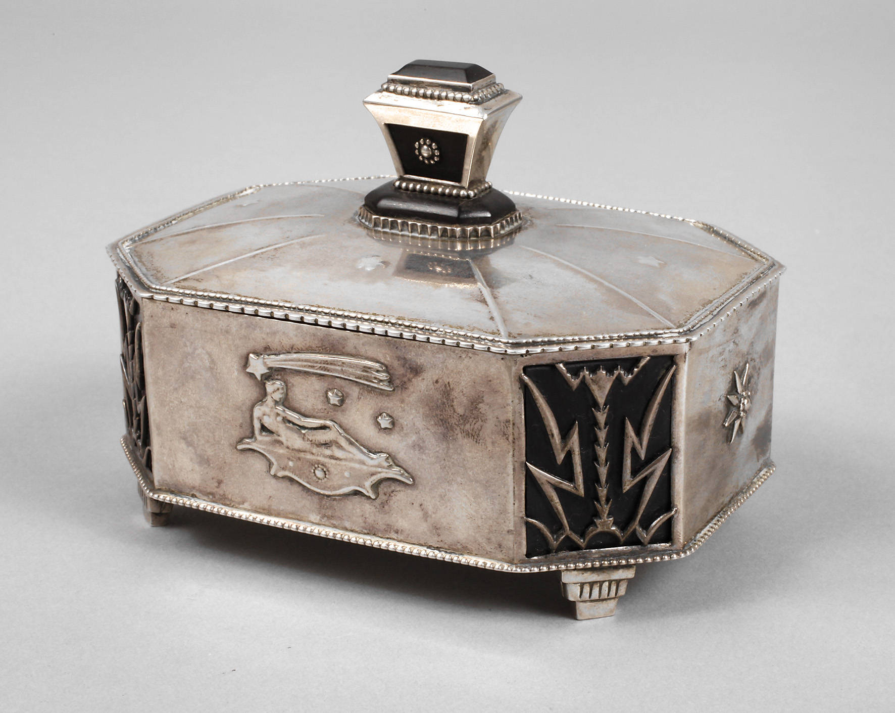 Silberdose Art déco