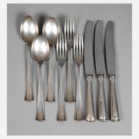 Silber neun Besteckteile111