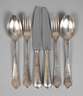 Silber sechs Besteckteile Art déco