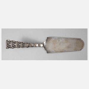 Silber Tortenheber Art déco