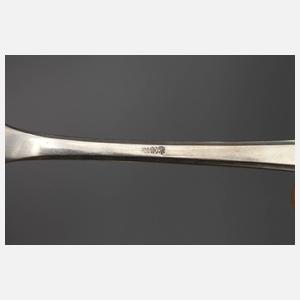 Silber vier Vorlegeteile Prof. Hübner