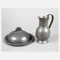 Karl Raichle Deckeldose, dazu Kanne111