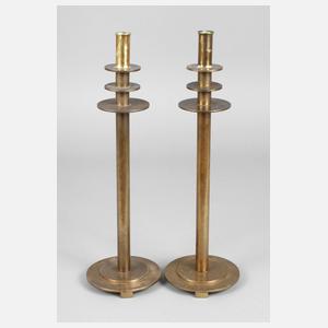 Paar Scheibenleuchter Art déco