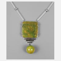 Art déco-Collier mit Kunststoff111