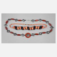 Paar Art déco-Colliers111