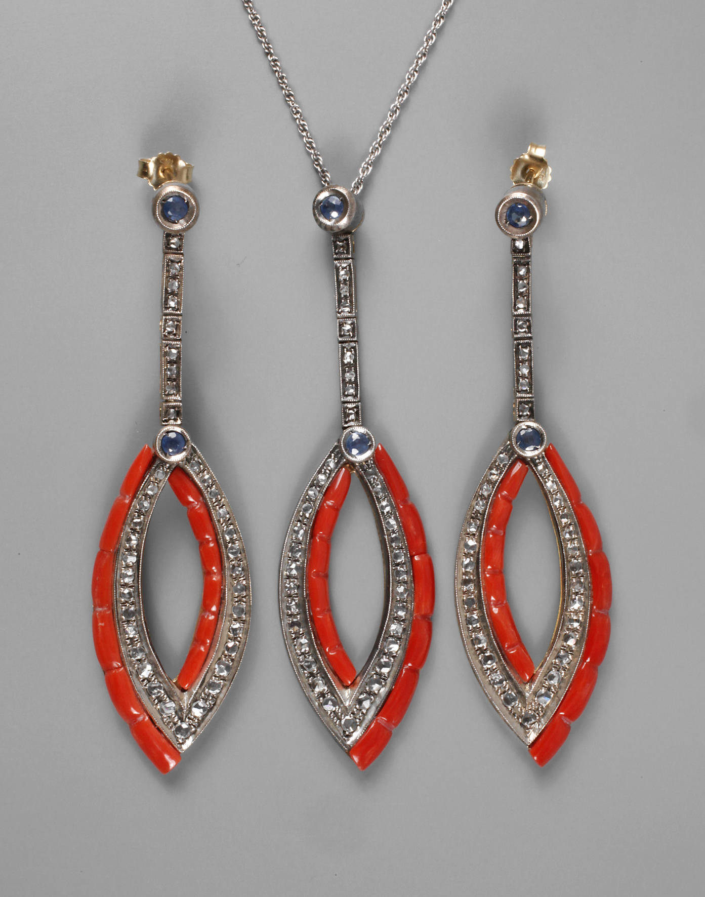 Schmuckset Art déco