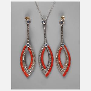 Schmuckset Art déco