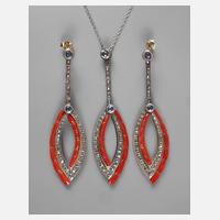 Schmuckset Art déco111