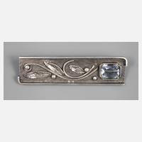 Silberbrosche mit Steinbesatz111