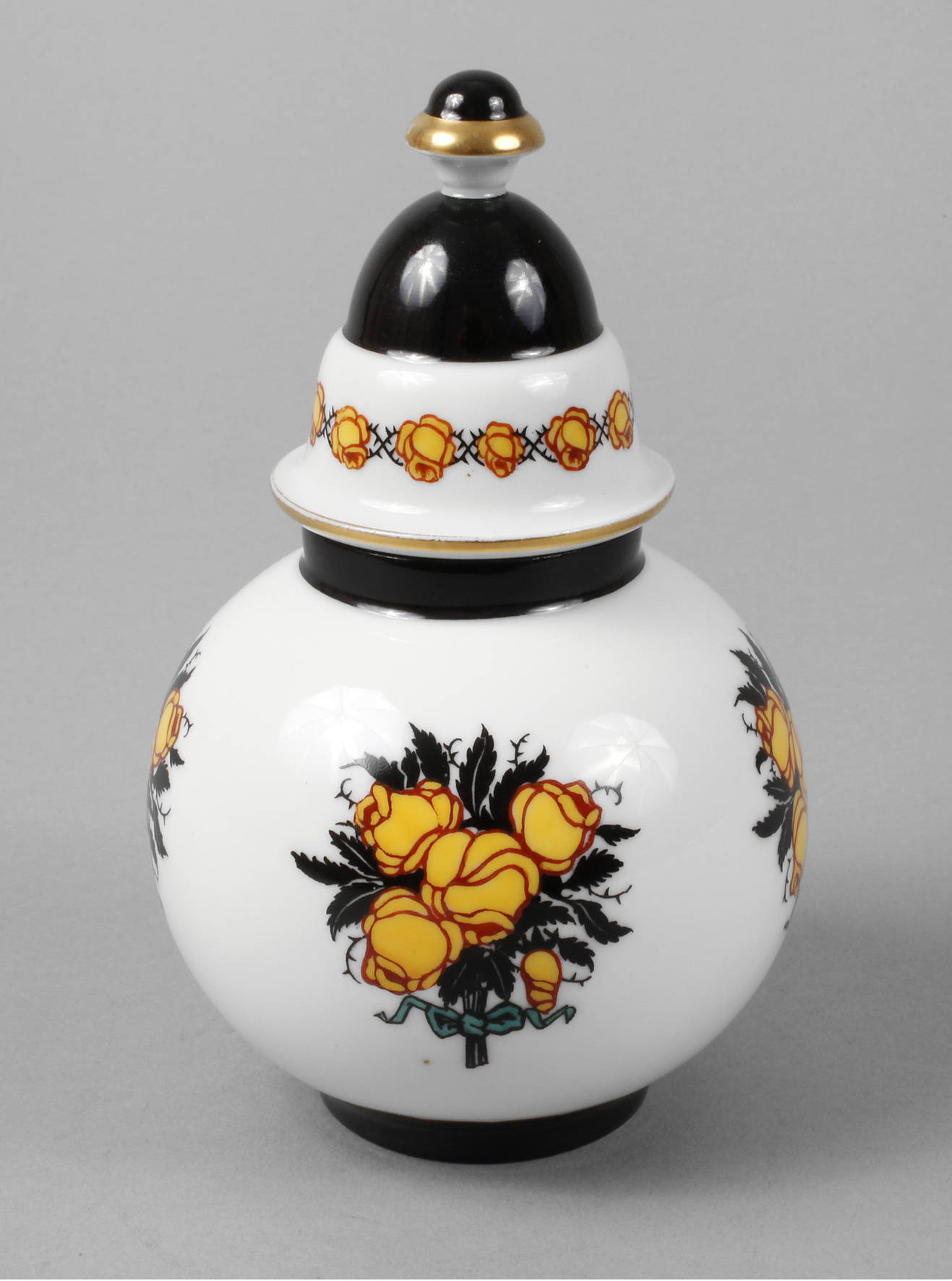 Hutschenreuther Deckeldose Art déco