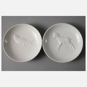 KPM Berlin vier Konfektschälchen