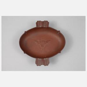 Meissen Werbeascher Böttgersteinzeug