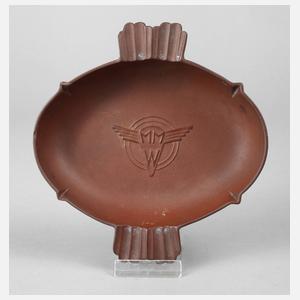 Meissen Werbeascher Böttgersteinzeug