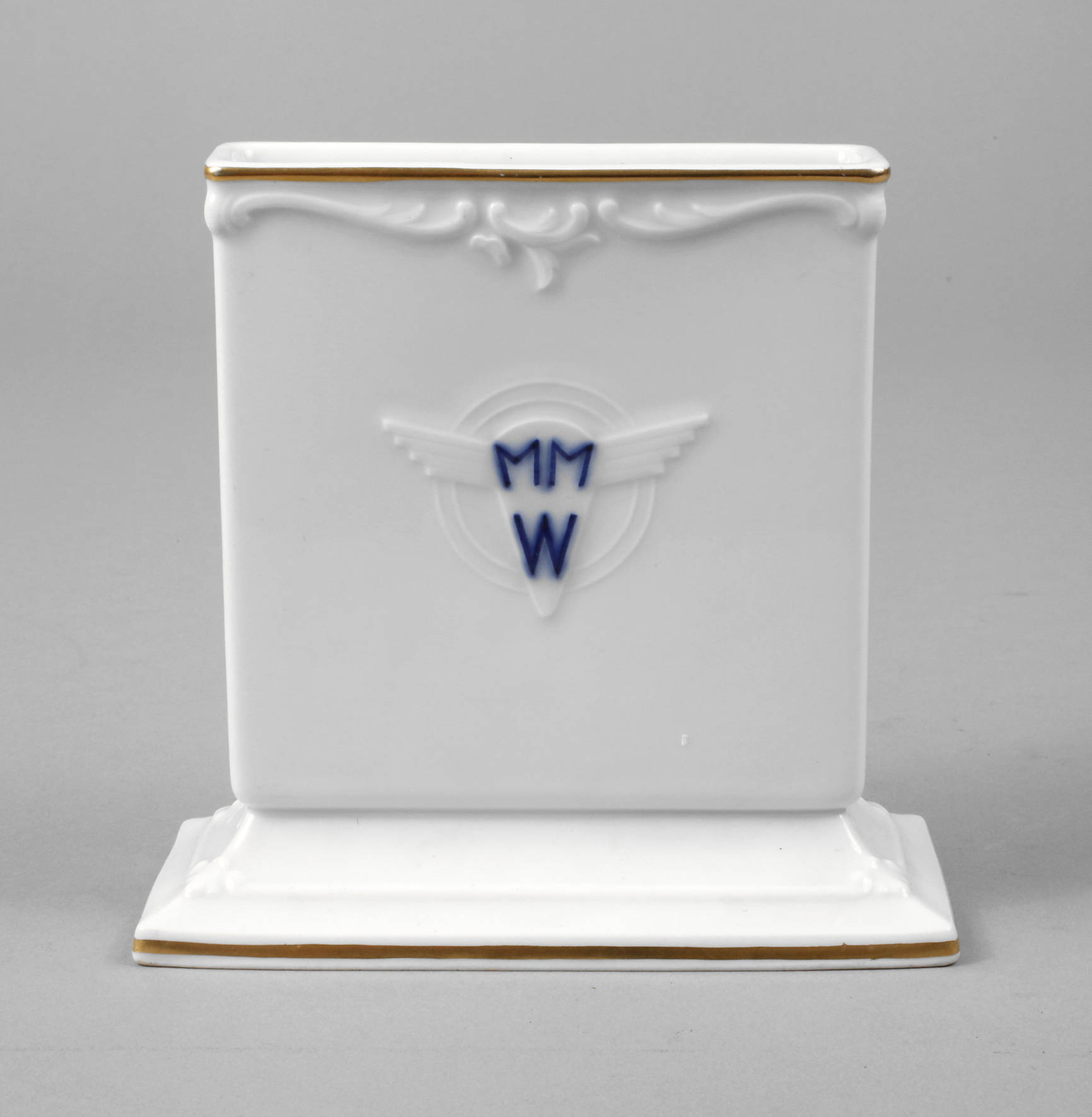 Meissen Werbeständer als Stifthalter