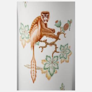 Meissen Bodenvase Affenmotiv