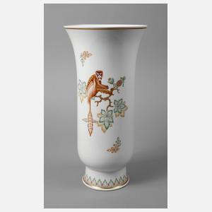Meissen Bodenvase Affenmotiv