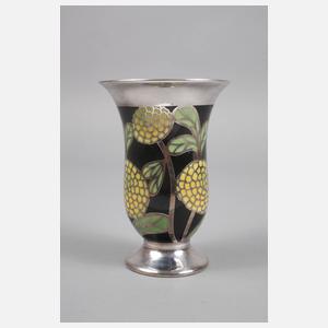 Spahr & Co. Vase Silberoverlay