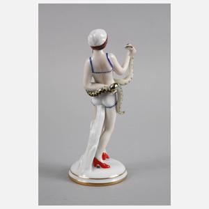 Volkstedt Schlangentänzerin Art déco