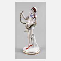 Volkstedt Schlangentänzerin Art déco111