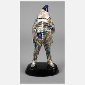 Goldscheider Wien seltener Harlekin