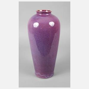 Große Vase Sang de Boeuf