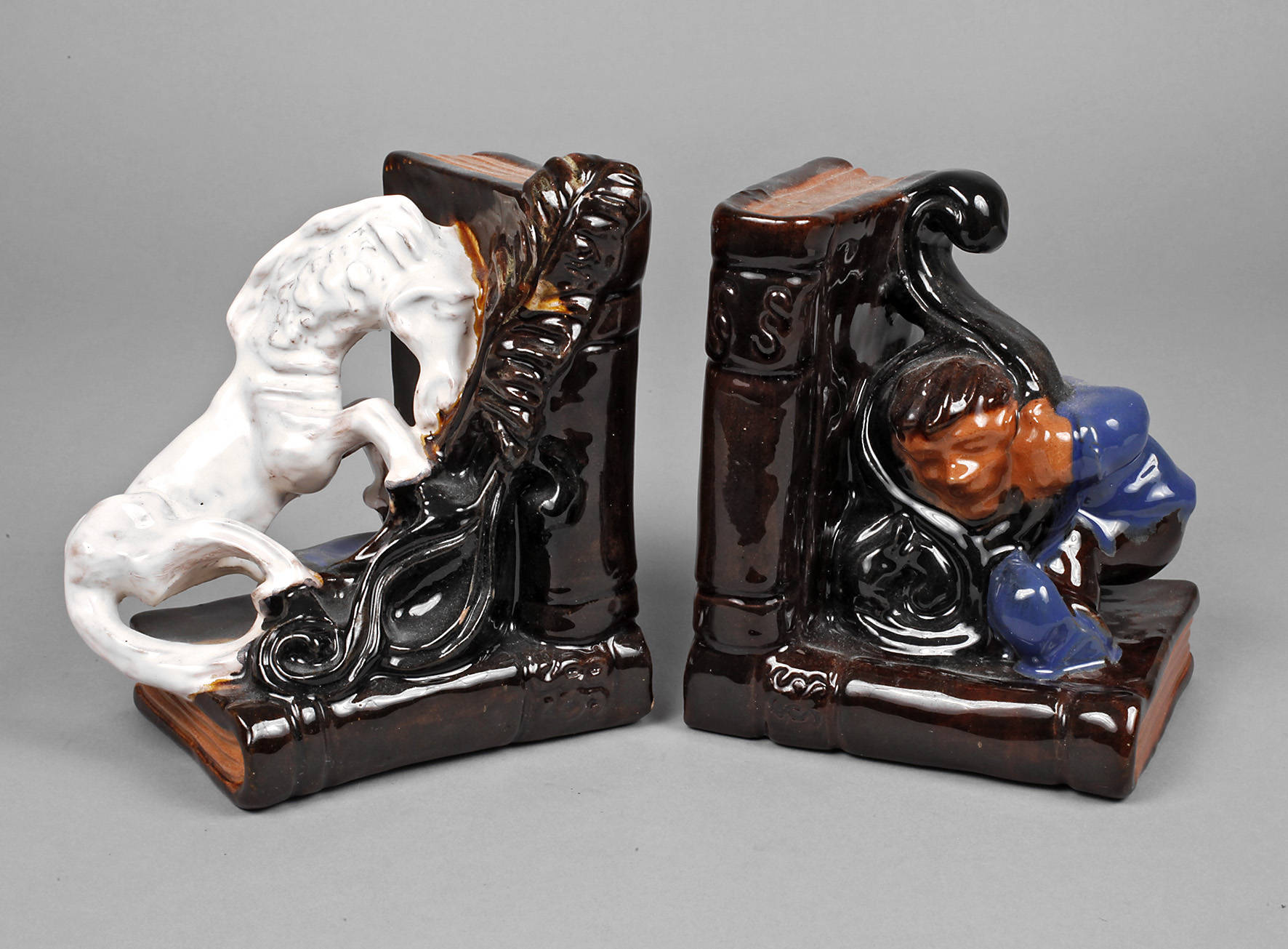 Buchstützen ”Paragraphenreiter”