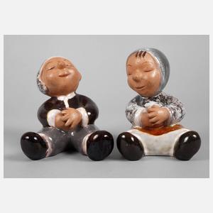 Walter Bosse zwei Kinderfiguren