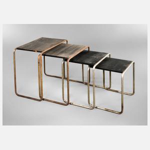Vier Satztische Marcel Breuer
